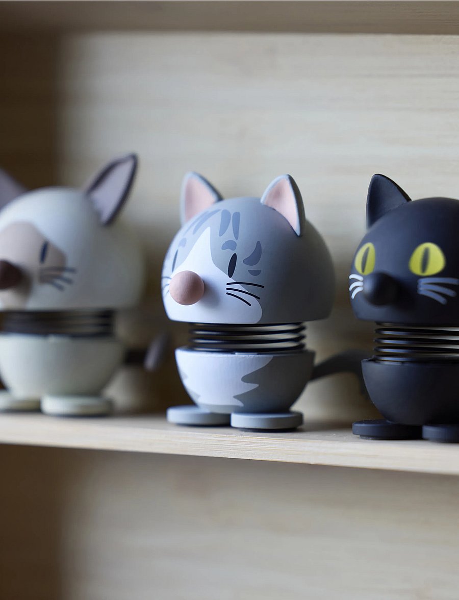 Hoptimist - Hoptimist Maine Coon XS Grey - figuri ja skulptuurid - grÅ - 0