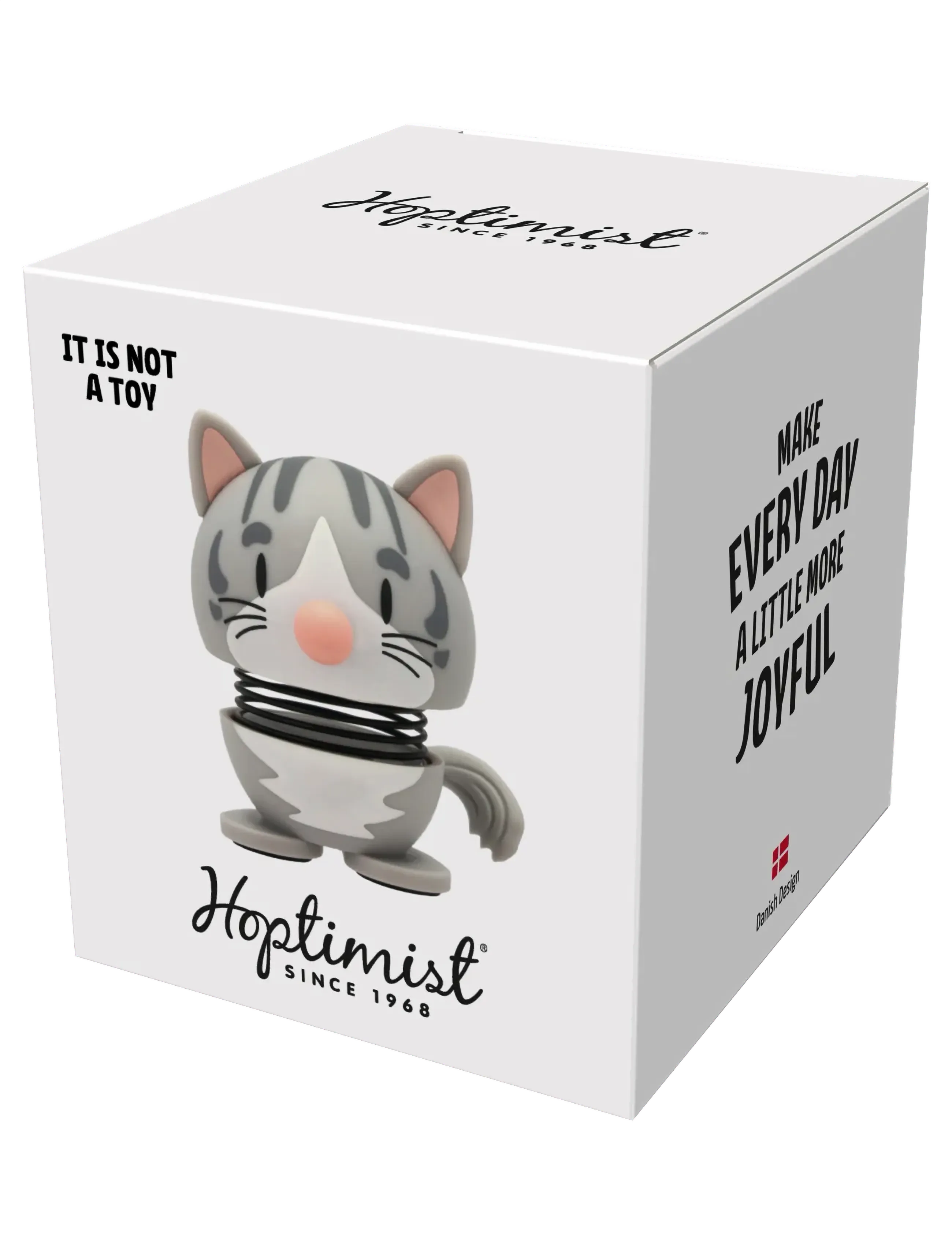 Hoptimist - Hoptimist Maine Coon XS Grey - figures et sculptures - grÅ - 3