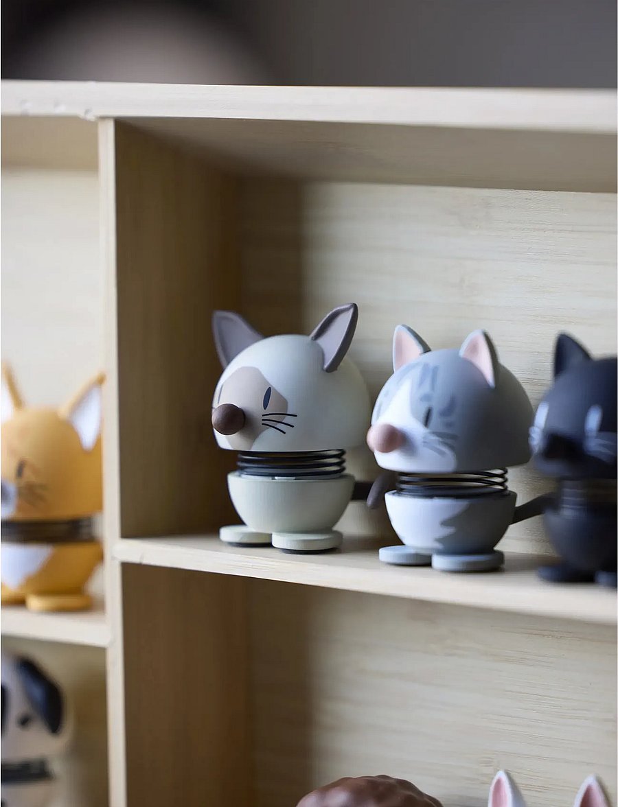 Hoptimist - Hoptimist Blue American Shorthair XS Blue - figuren & skulpturen - blÅ - 2