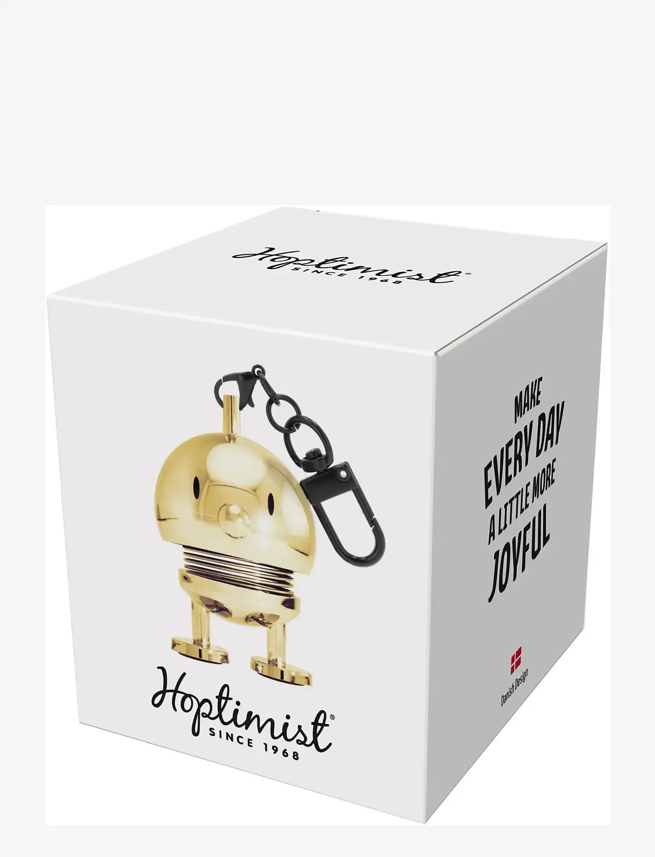 Hoptimist - Hoptimist Bag charm Gold - figuren & skulpturen - guld - 2