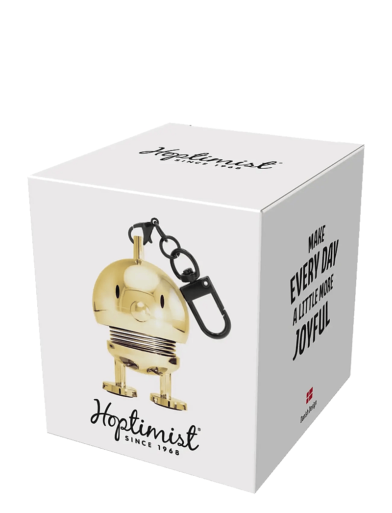 Hoptimist - Hoptimist Bag charm Gold - figuren & skulpturen - guld - 2