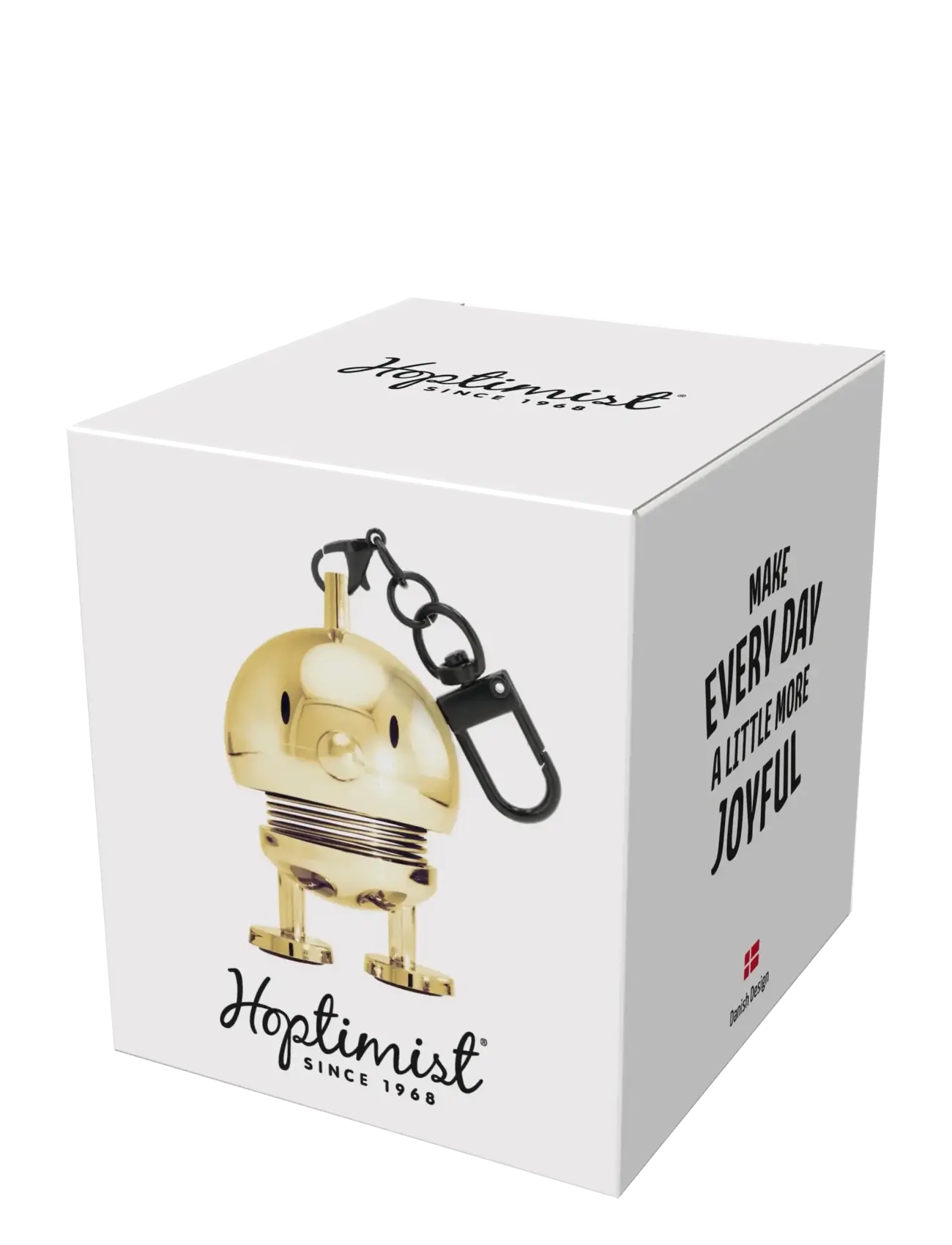 Hoptimist - Hoptimist Bag charm Gold - figuren & skulpturen - guld - 2