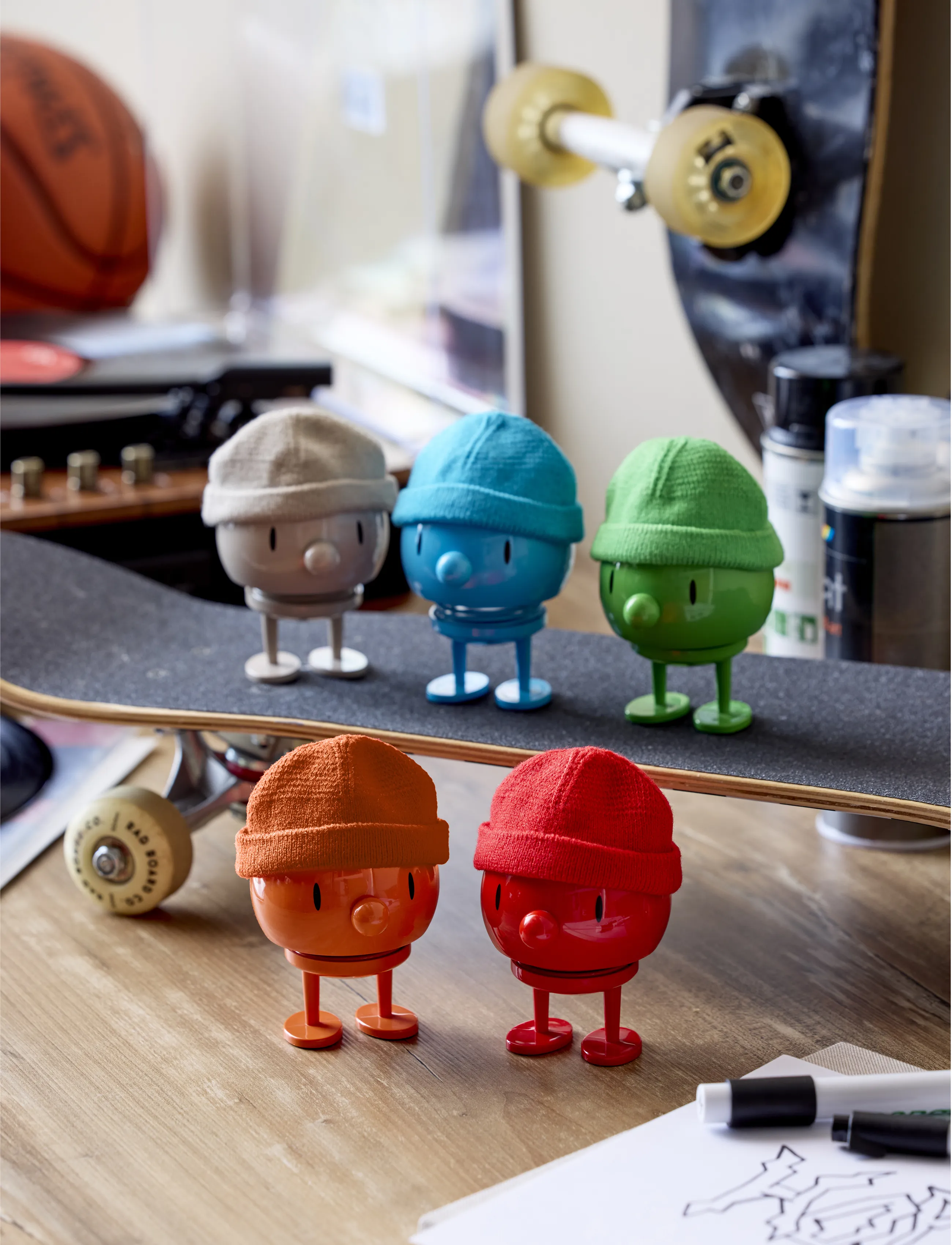 Hoptimist - Hoptimist Hipster Bumble - skulpturer & figurer - orange - 4