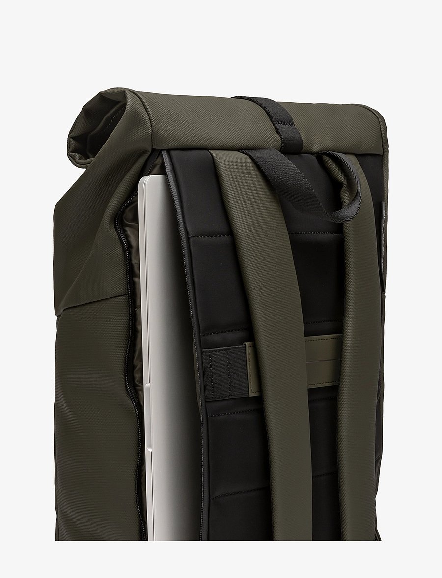 Horizn Studios - Sofo Rolltop Backpack X - rolltop seljakotid - dark olive - 4