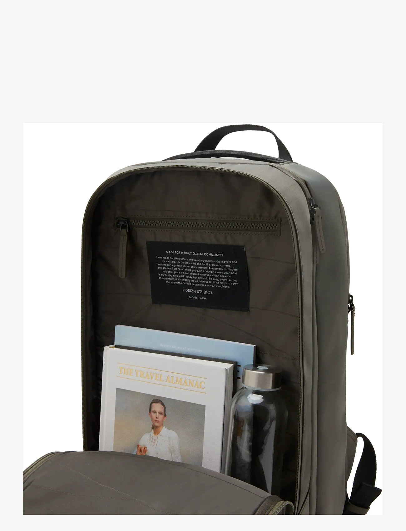 Horizn Studios - Gion Backpack Travel - carry-on backpacks - dark olive - 5