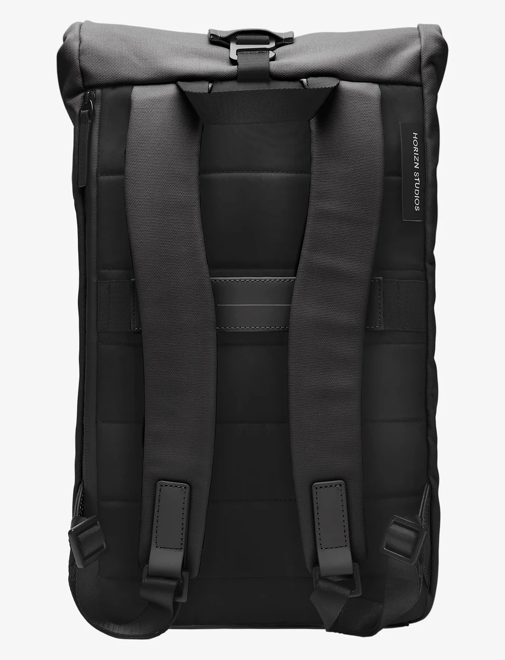 Horizn Studios - Sofo Rolltop Backpack - vardagsstil - all black - 2