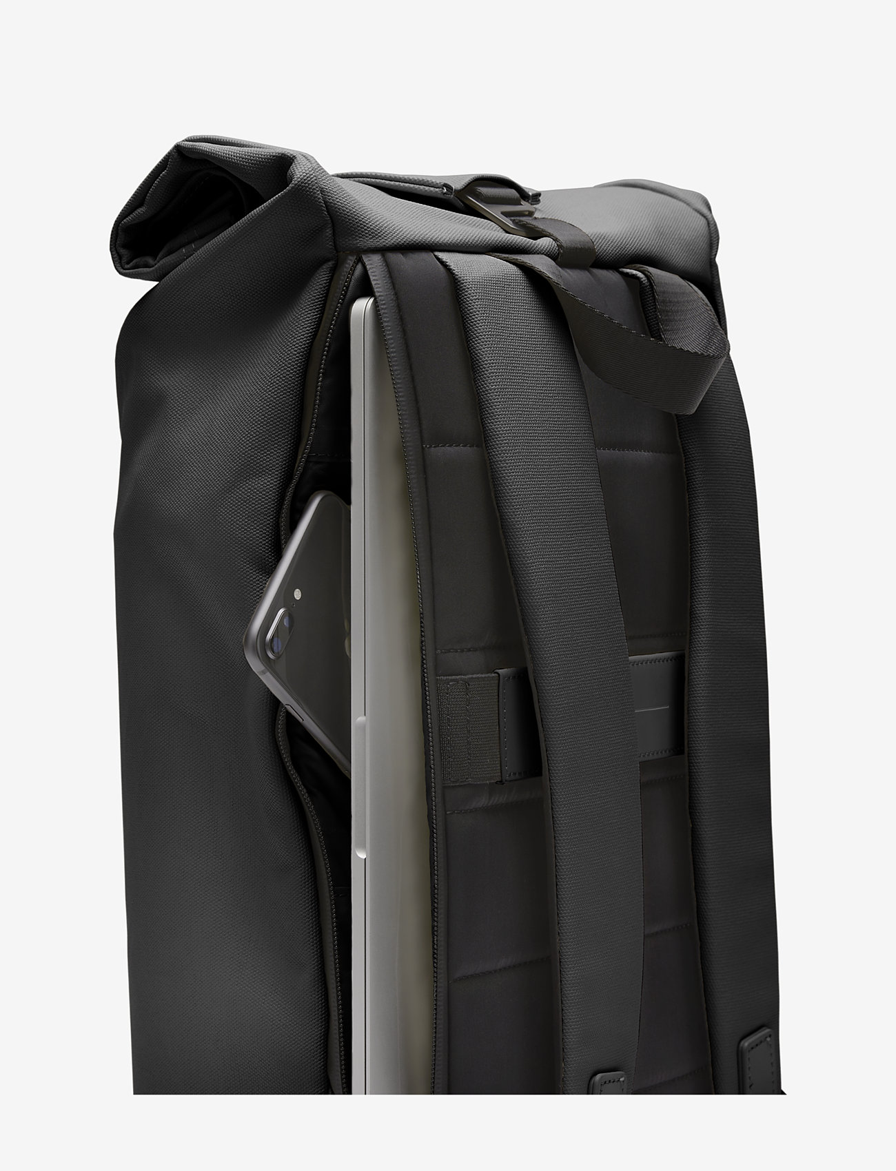 Horizn Studios - Sofo Rolltop Backpack - vardagsstil - all black - 4
