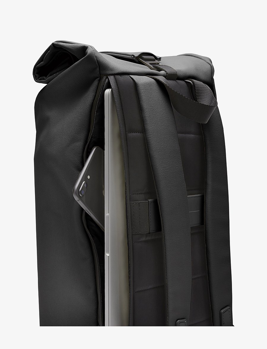 Horizn Studios - Sofo Rolltop Backpack - rolltop-rygsække - all black - 4