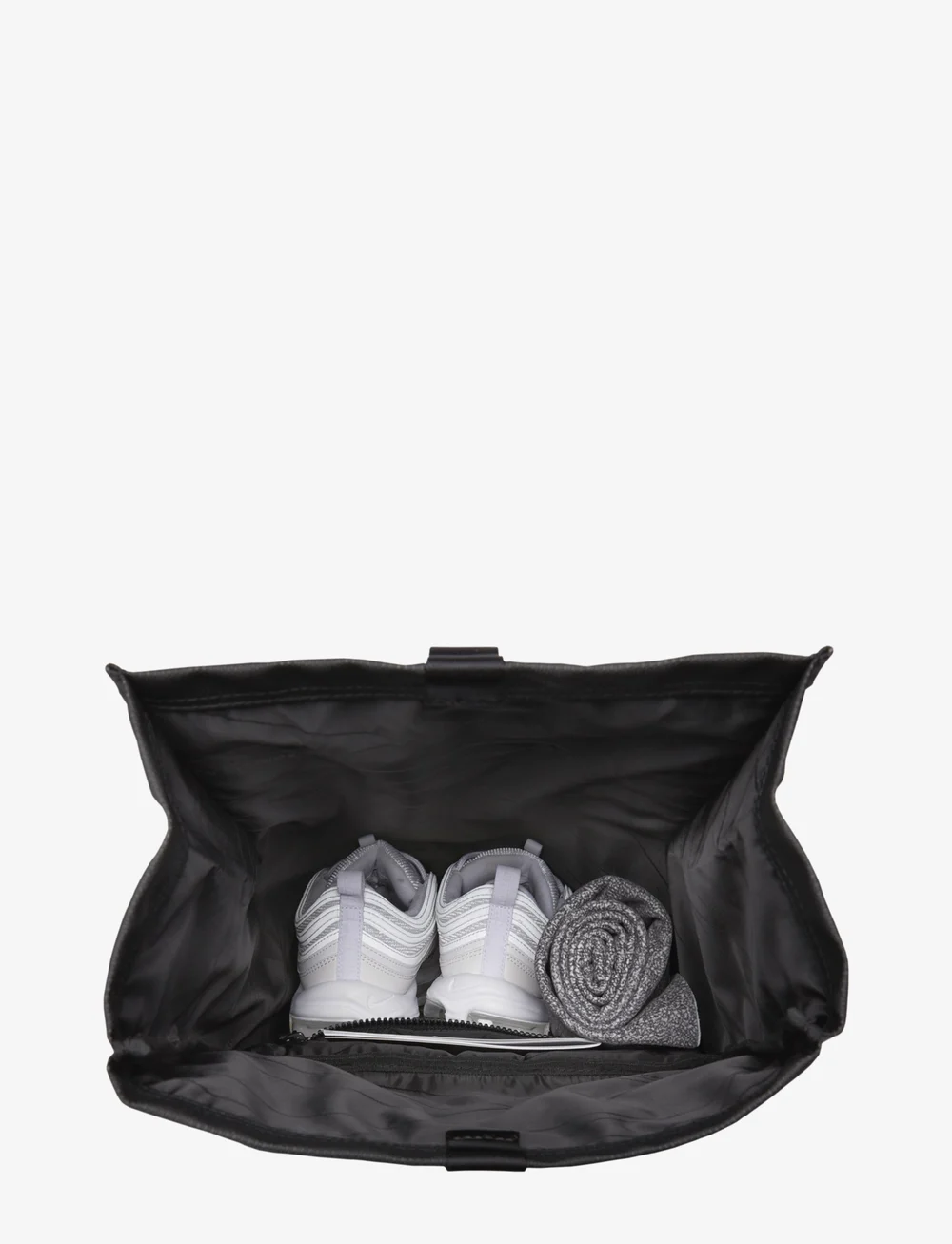 Horizn Studios - Sofo Rolltop Backpack - vardagsstil - all black - 5