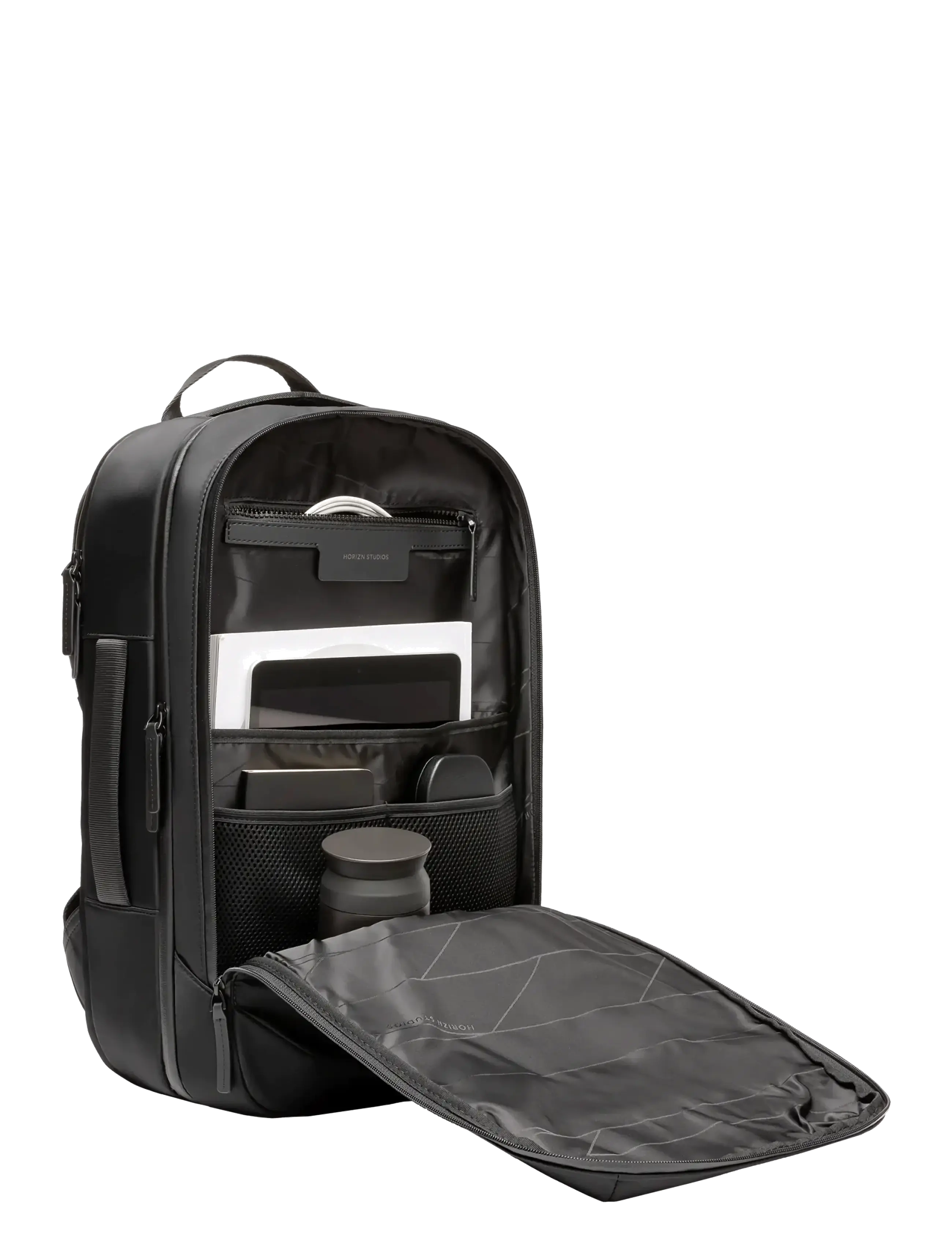 Horizn Studios - Gion Backpack Travel - handgepäckrucksäcke - all black - 3