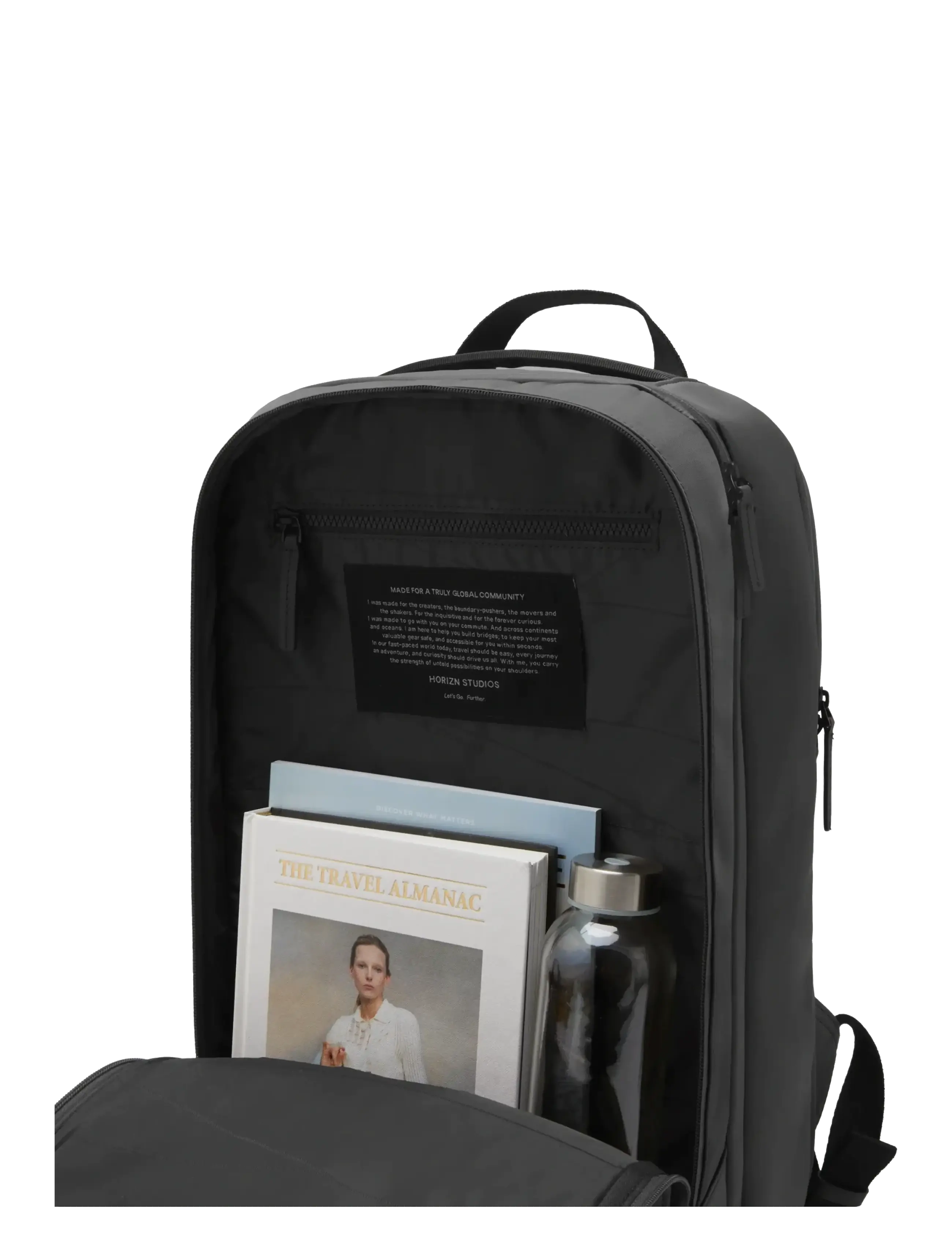 Horizn Studios - Gion Backpack Travel - handgepäckrucksäcke - all black - 5
