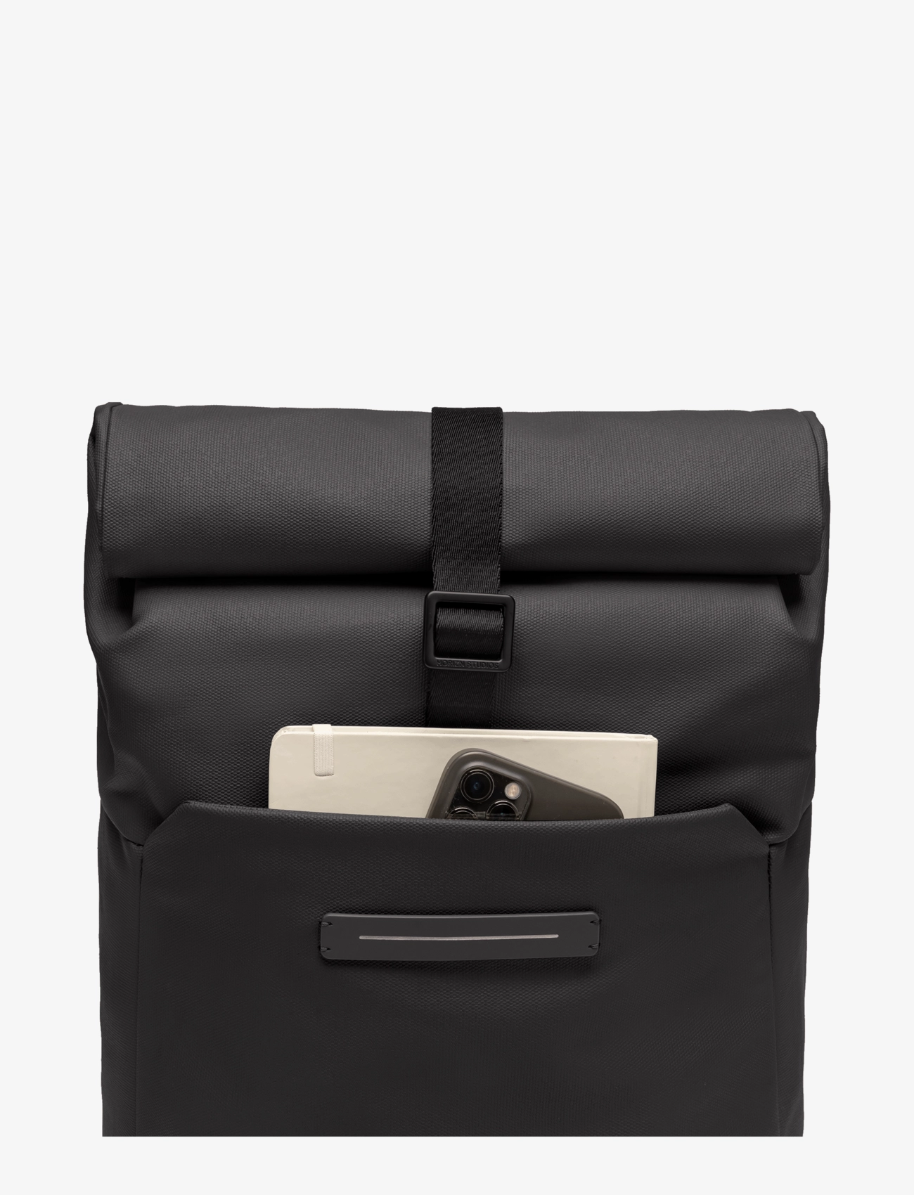 Horizn Studios - Sofo Rolltop Backpack X - rolltop backpacks - all black - 2