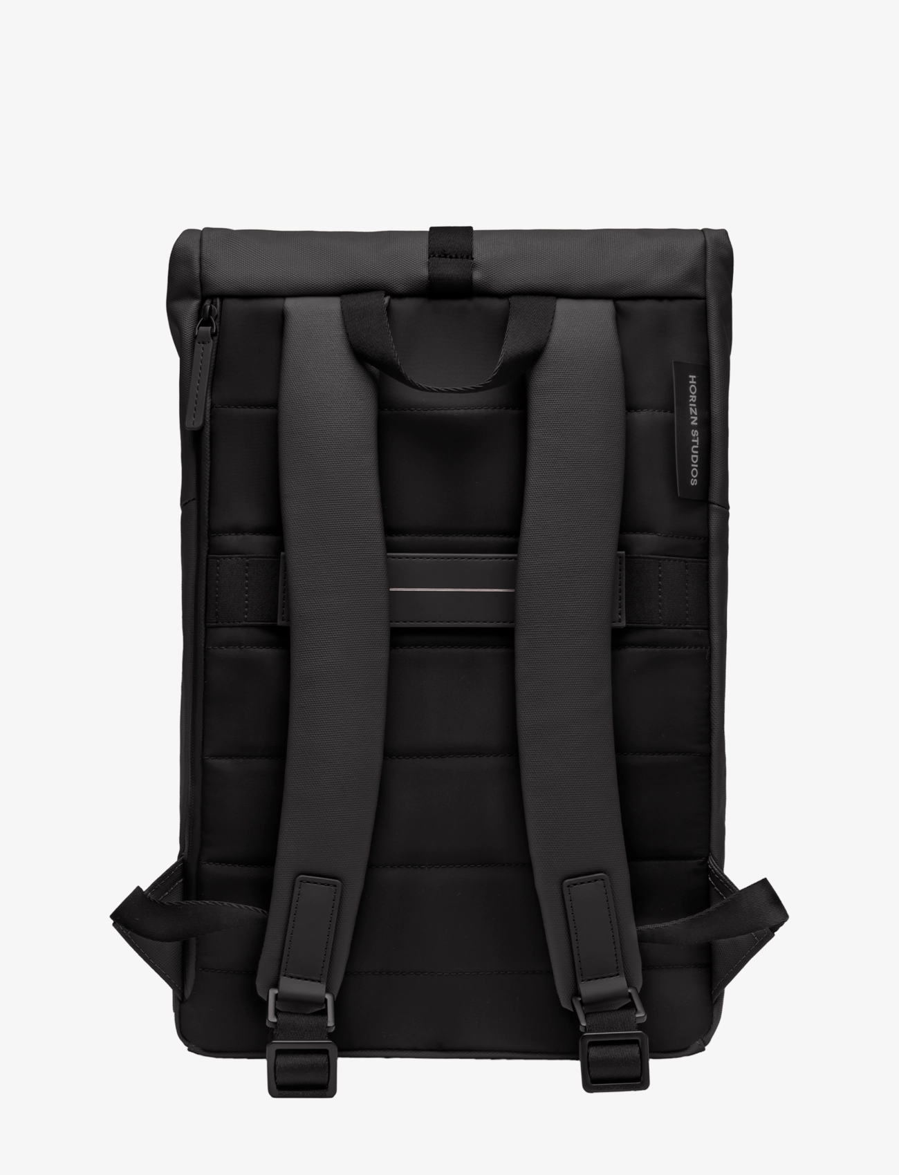 Horizn Studios - Sofo Rolltop Backpack X - rolltop backpacks - all black - 3