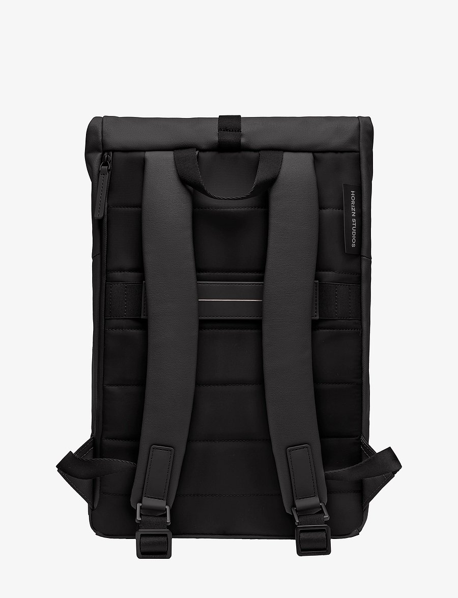 Horizn Studios - Sofo Rolltop Backpack X - rolltop backpacks - all black - 3