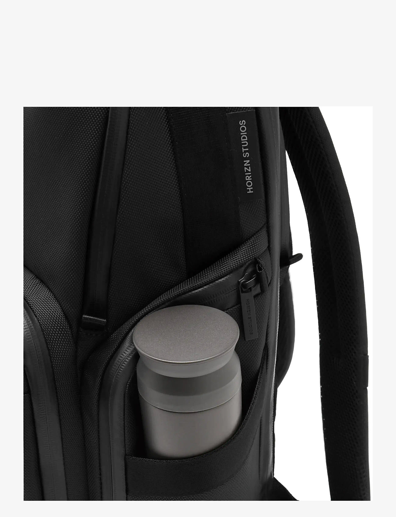 Horizn Studios - Midtown Backpack - verslaðu eftir tilefni - all black - 5