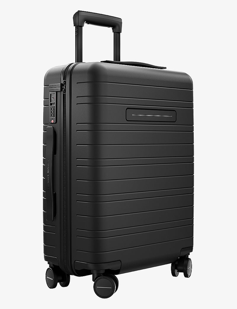 Horizn Studios - H5 Essential - cabin size suitcases - all black - 1