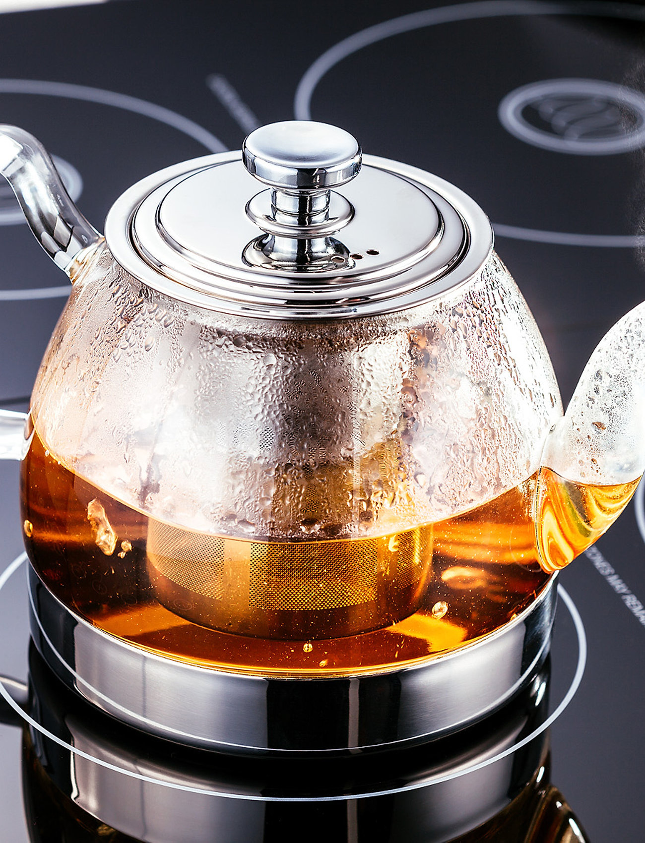 Horwood - Teapot Glass Induction - clear - 2