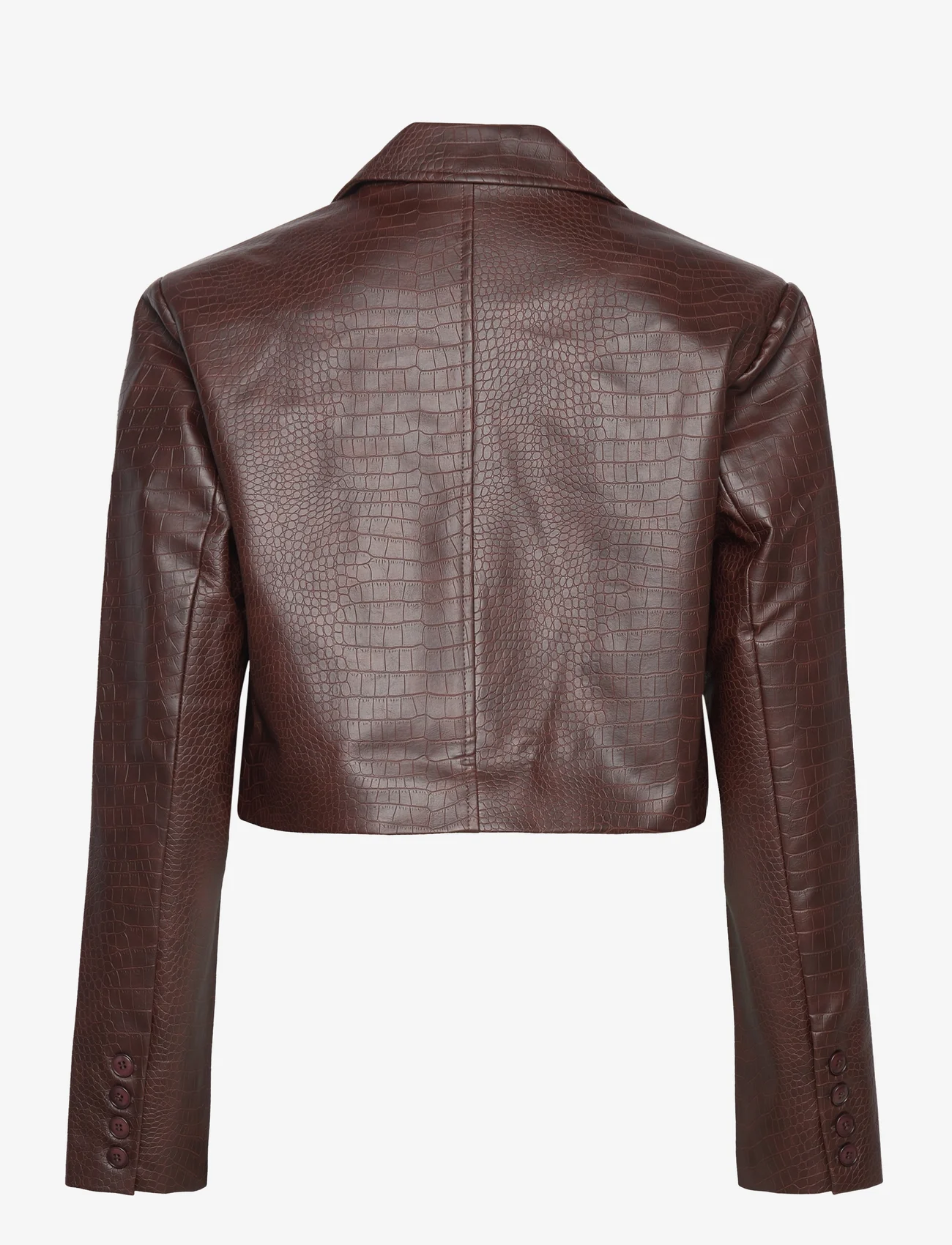 Hosbjerg - Jelona Croc Blazer - party wear at outlet prices - brown - 1