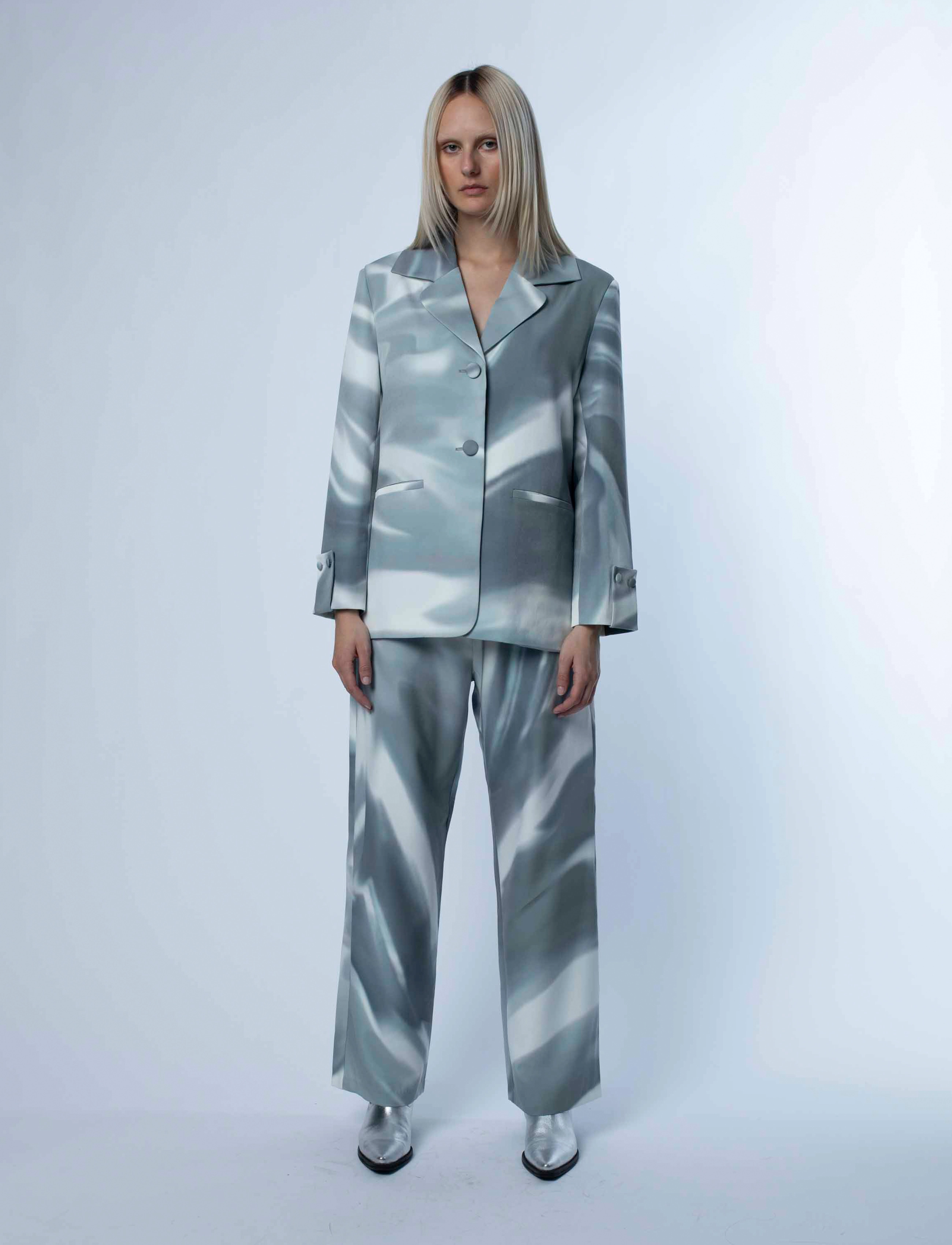 Hosbjerg Johanna Adele Blazer, XS, Multi/patterned, Blazere > Enkeltradede Blazere, Dame