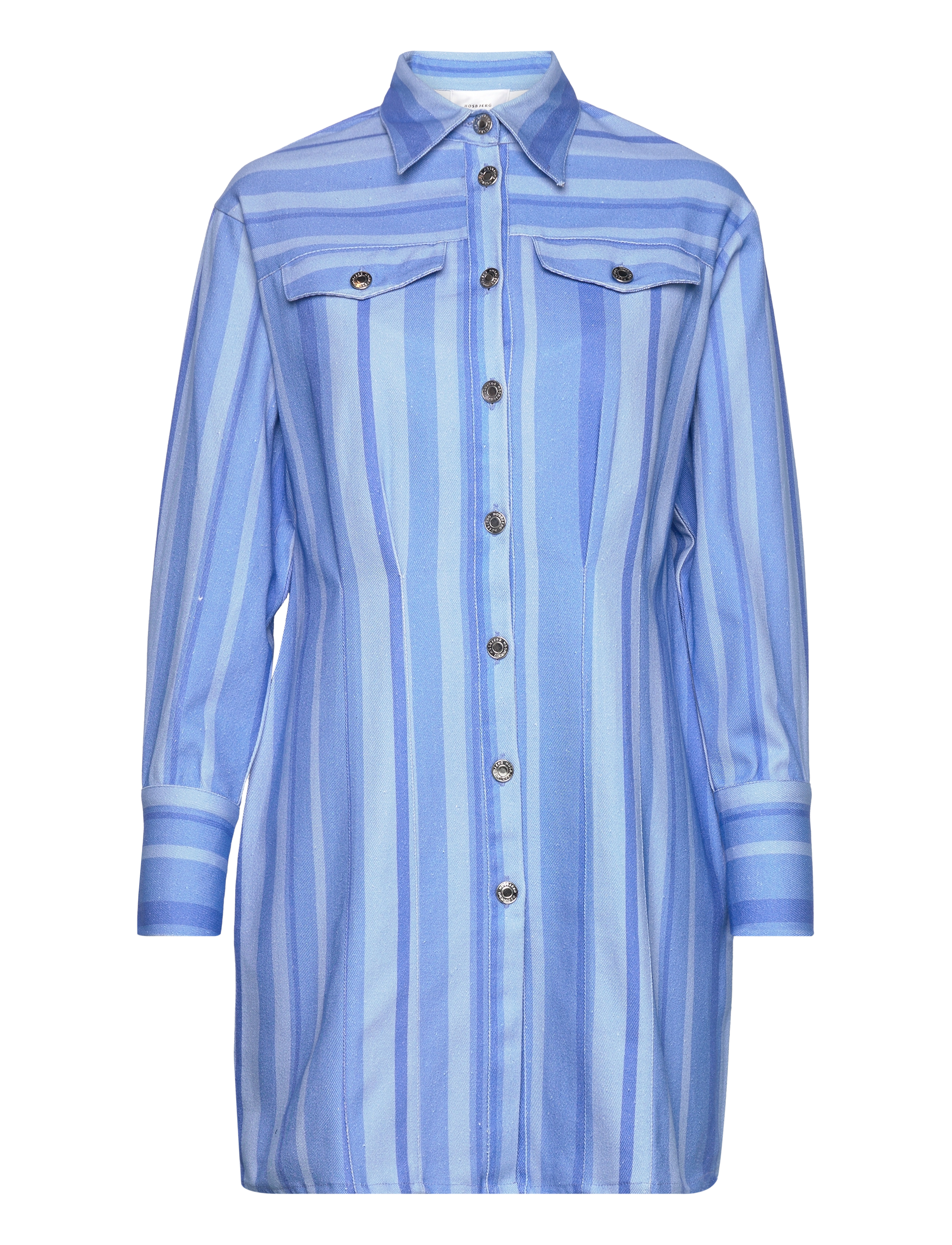 HOSBJERG Juki Volume Kleid Blau - S - Damen