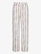 Kydia Stripe Pants - WHITE STRIPE