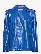 Kaya PU Jacket - BLUE