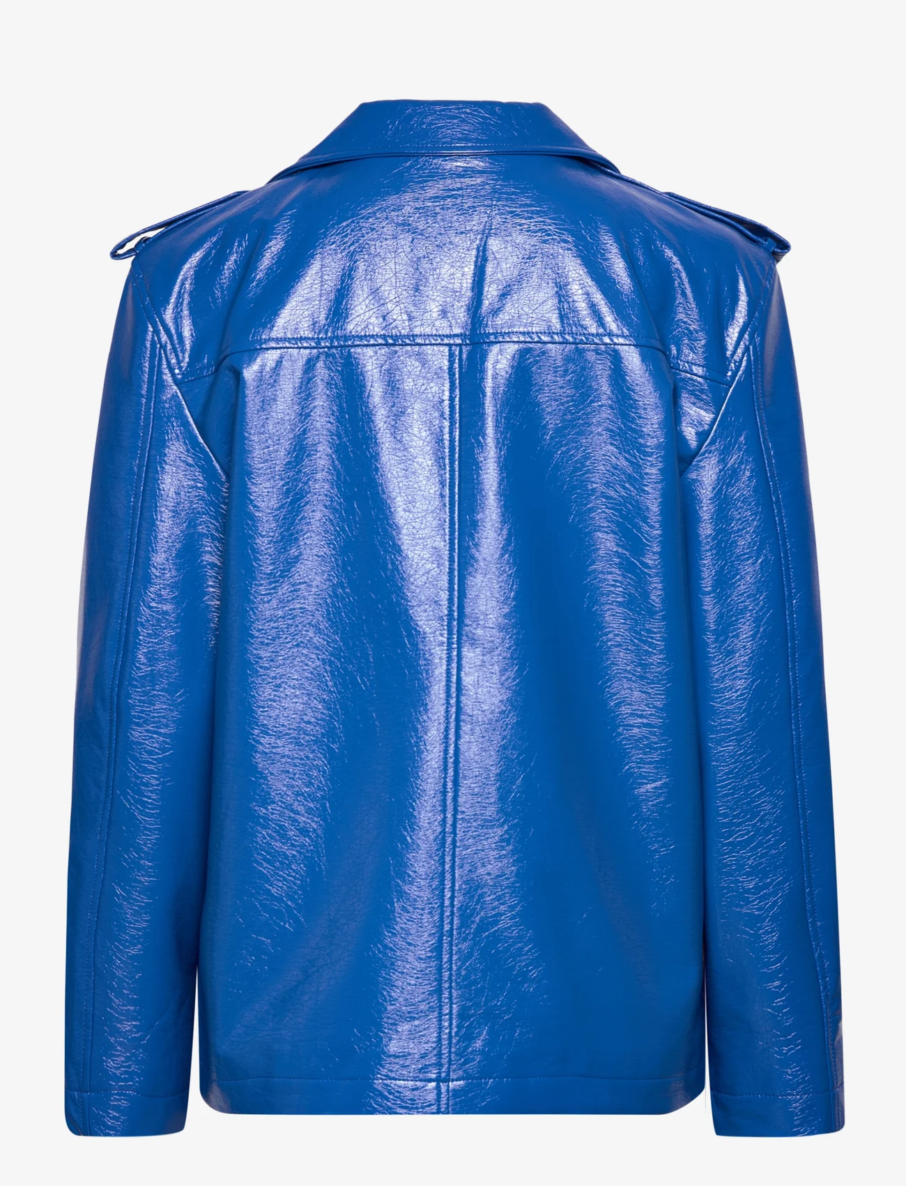 Hosbjerg - Kaya PU Jacket - spring jackets - blue - 1