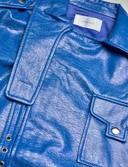 Hosbjerg - Kaya PU Jacket - spring jackets - blue - 2
