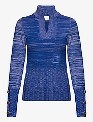 Hosbjerg - Lania Knit Turtleneck - megztiniai su aukšta apykakle - vibrant blue - 0