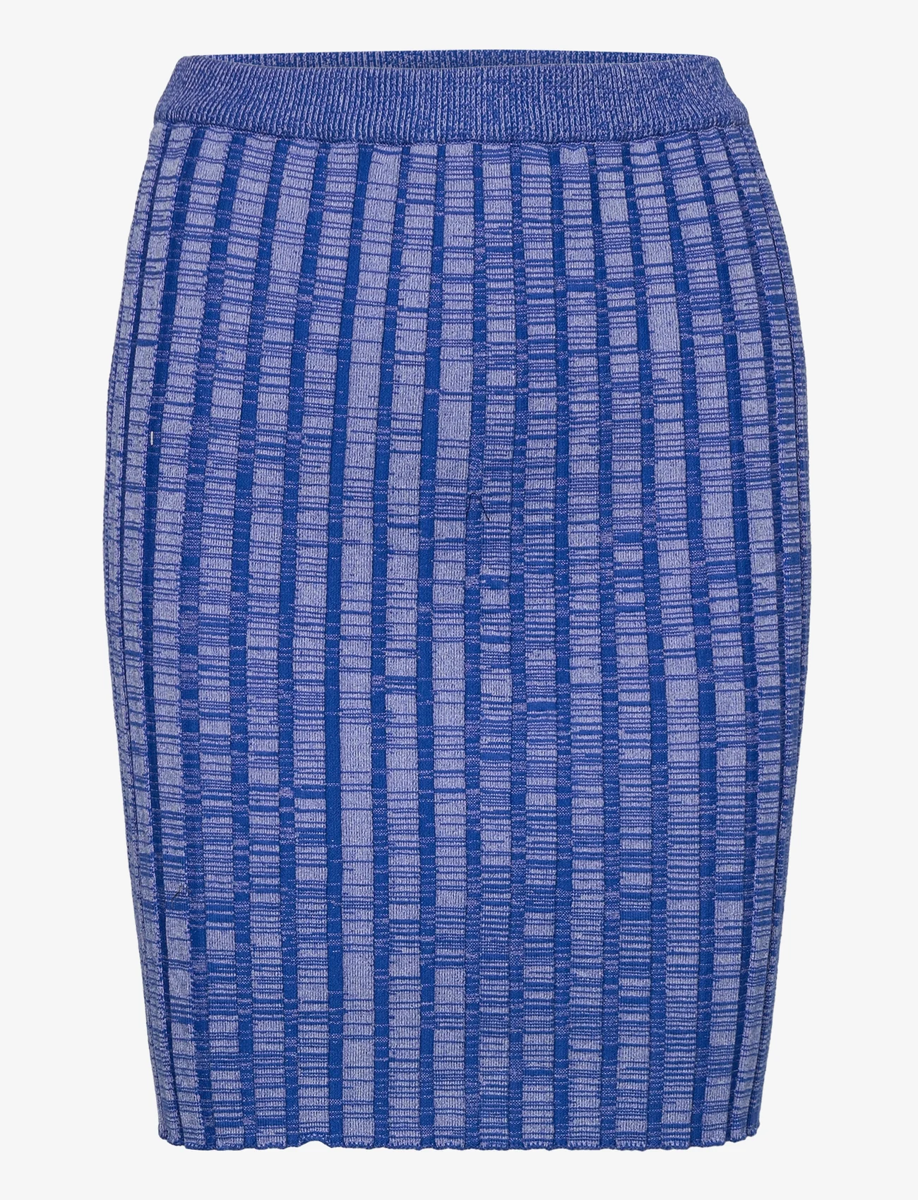 Hosbjerg - Lania Knit Skirt - megzti sijonai - vibrant blue - 0