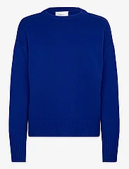 Hosbjerg - Landi Hilda Wool o-neck Knit - pullover - electric blue - 0