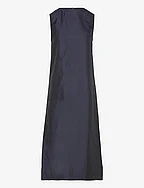 Lauryn Wood Dress - DARK BLUE