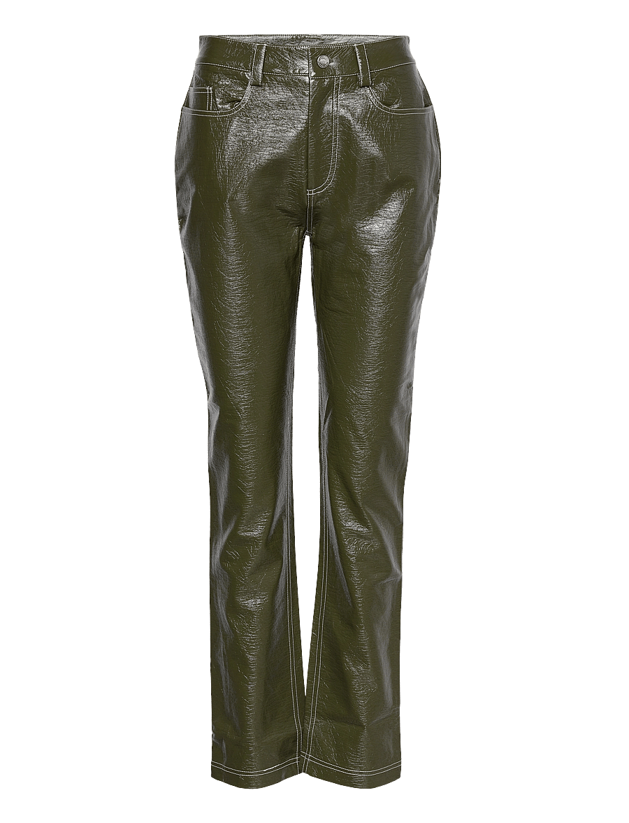 Hosbjerg - Lucia Tori Pants - skinnbyxor - dark army - 0