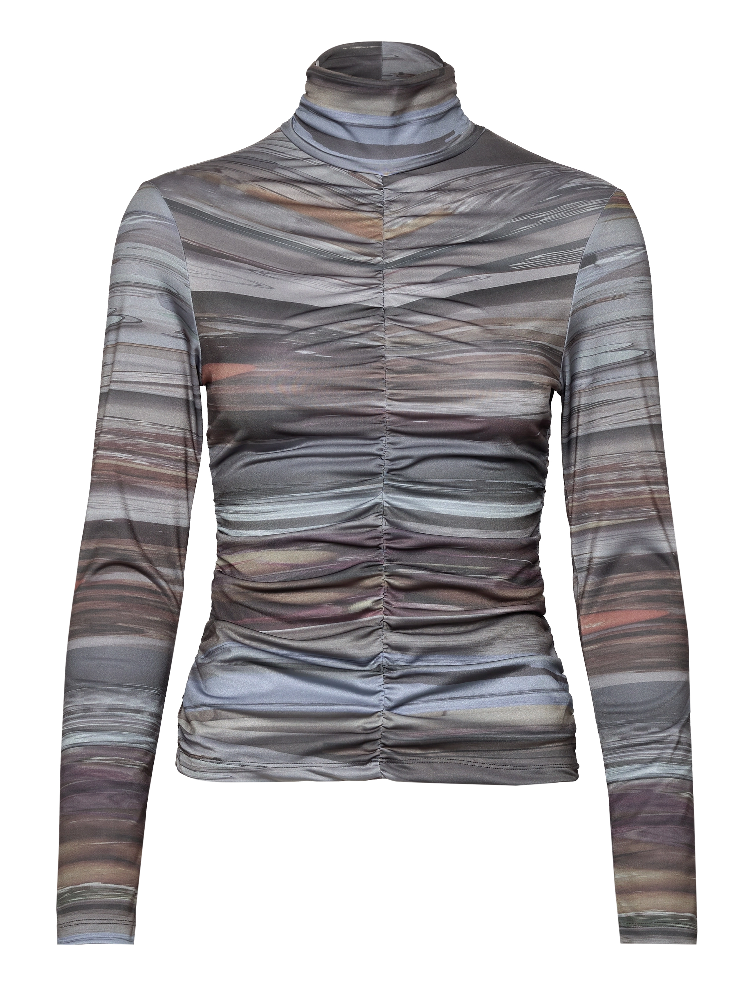 Hosbjerg Lyra Top, S, T-shirts & Oberteile, Blau - Long-sleeved, Frauen