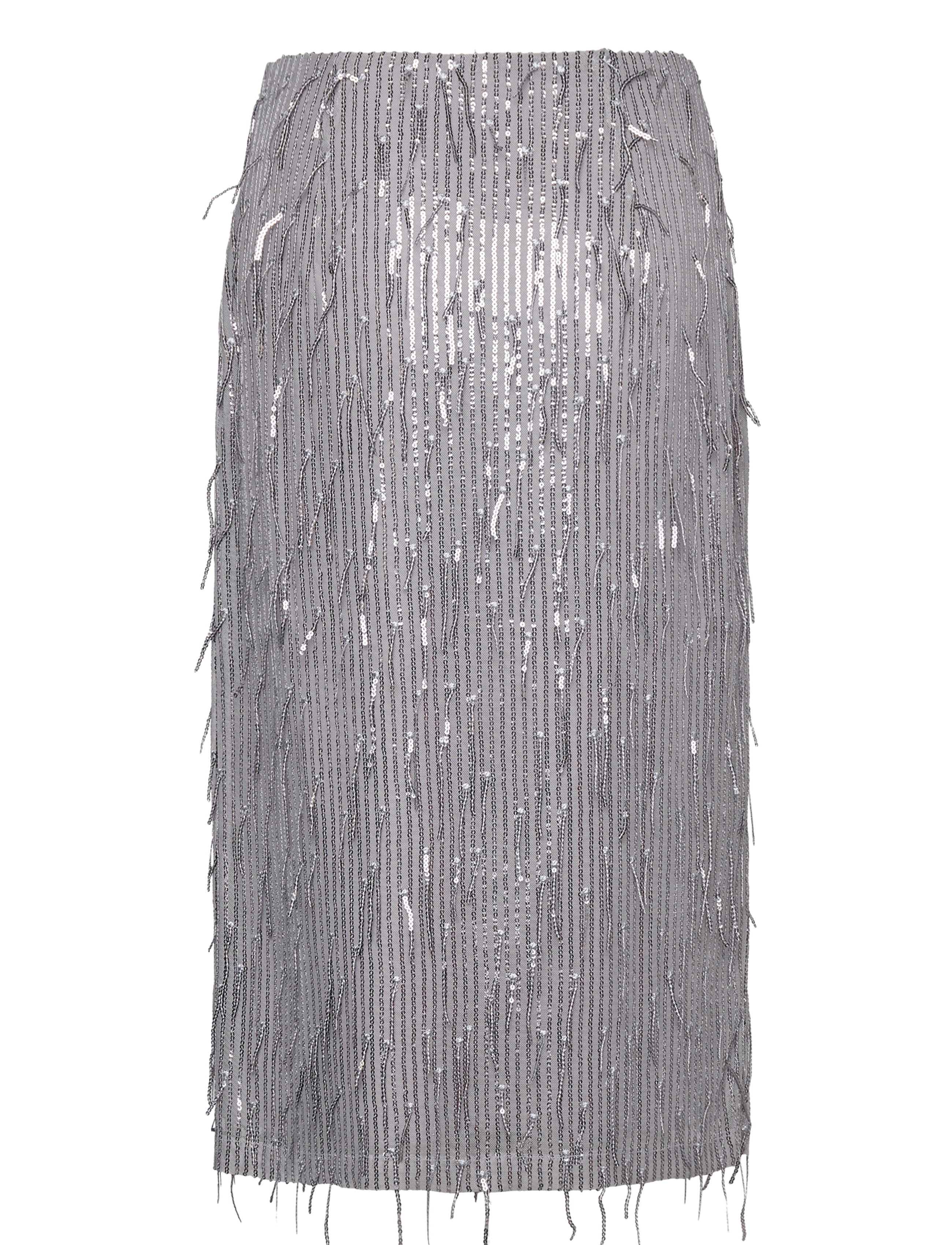Hosbjerg - Madelin Sequin Skirt - spódnice do kolan i midi - silver grey - 1