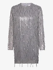 Hosbjerg - Madelin Sequin Dress - festkläder till outletpriser - silver grey - 0