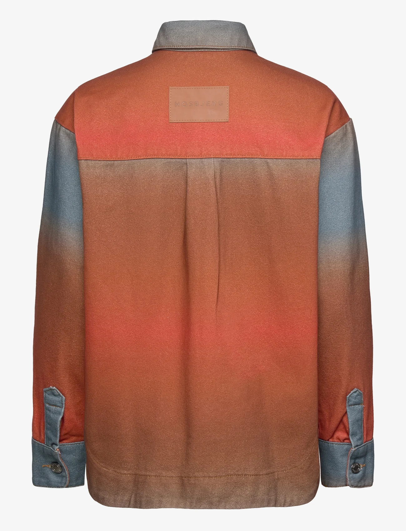 Hosbjerg - Mercy Denim Shirt - naised - orange sunset - 1