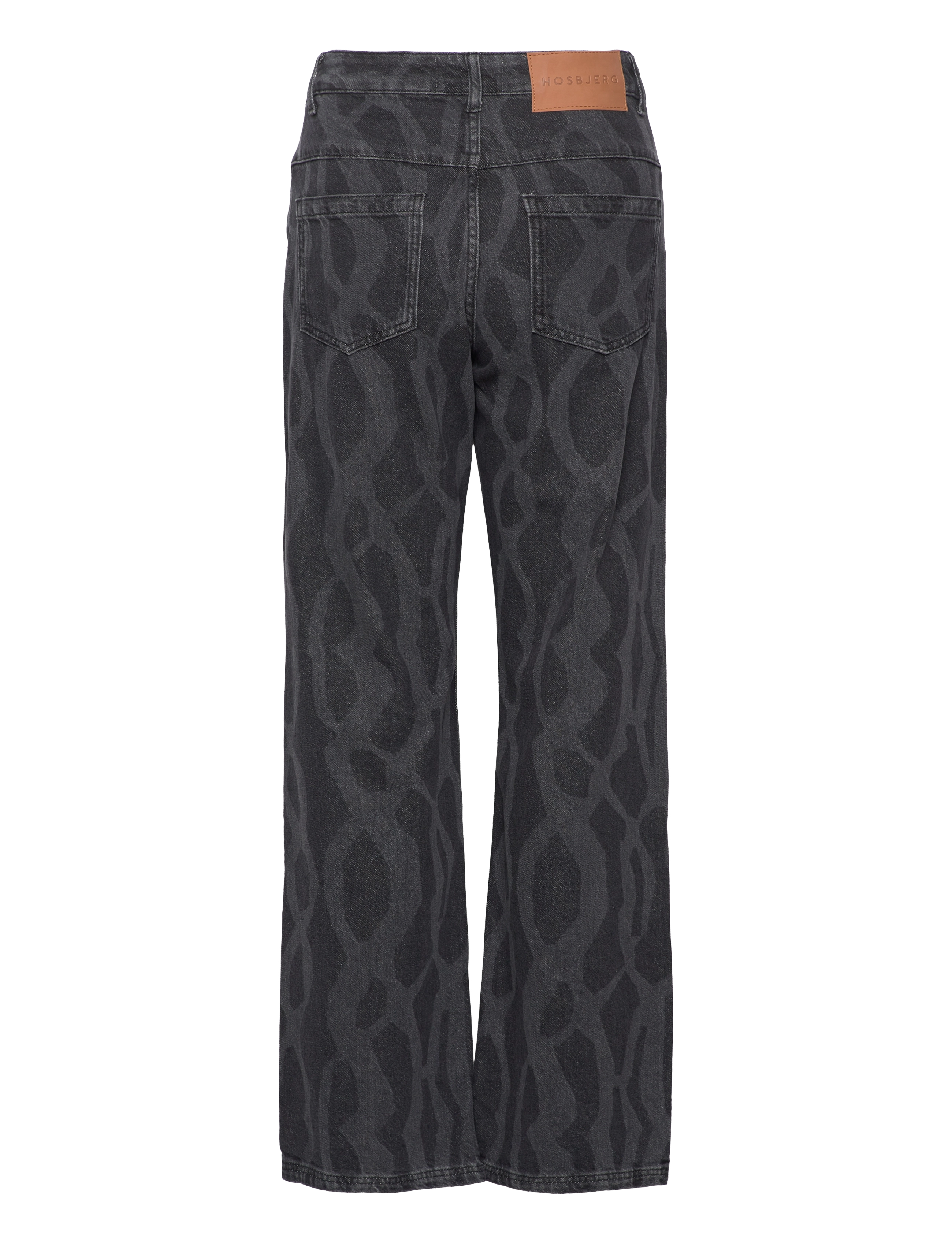 Hosbjerg - Mickie Denim Pants - brede jeans - dark grey - 1