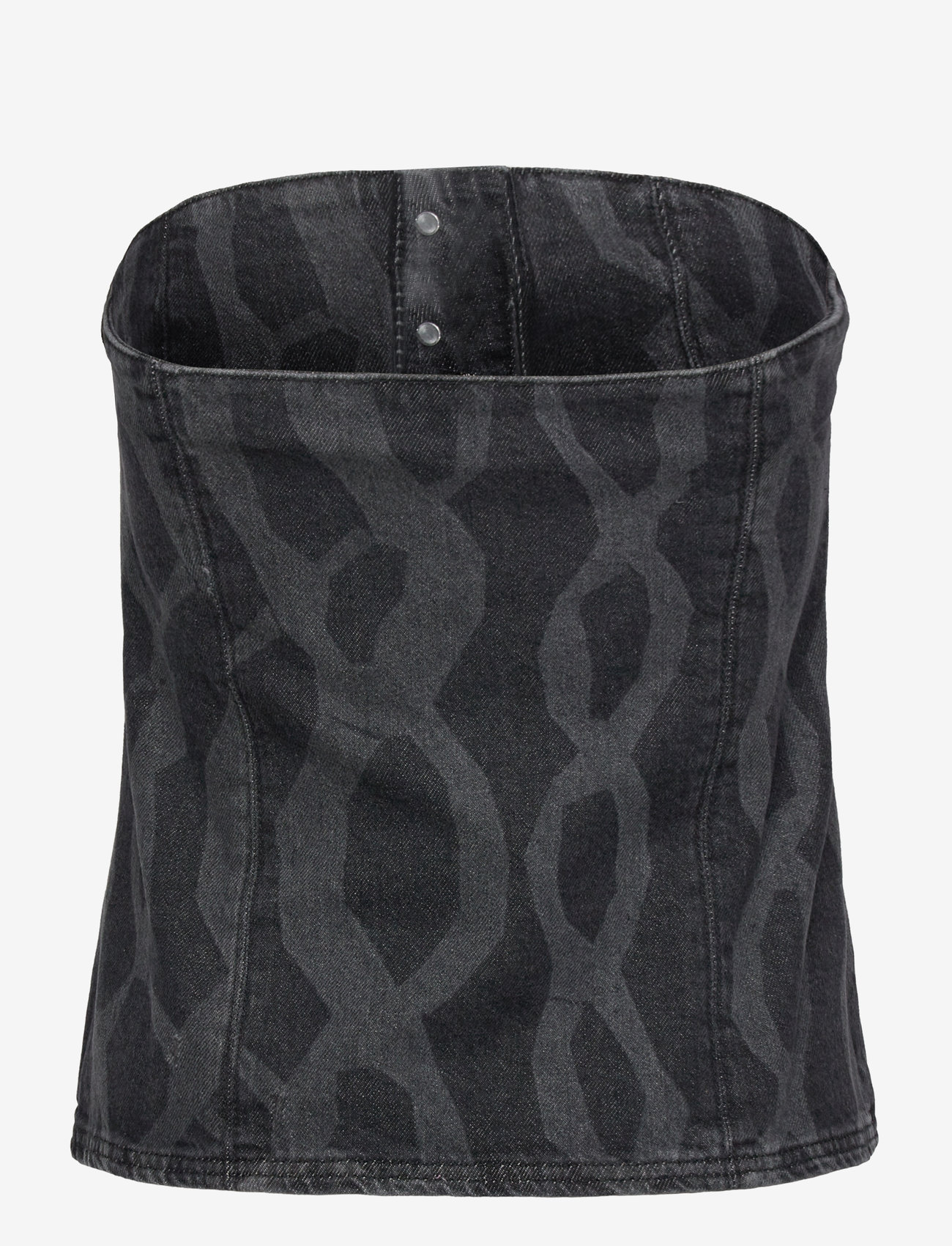Hosbjerg - Mickie Denim Top - Ærmeløse bluser - dark grey - 1