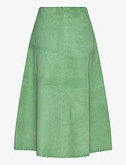 Hosbjerg - Nalyh Suede Skirt - midi skirts - amazon green - 1