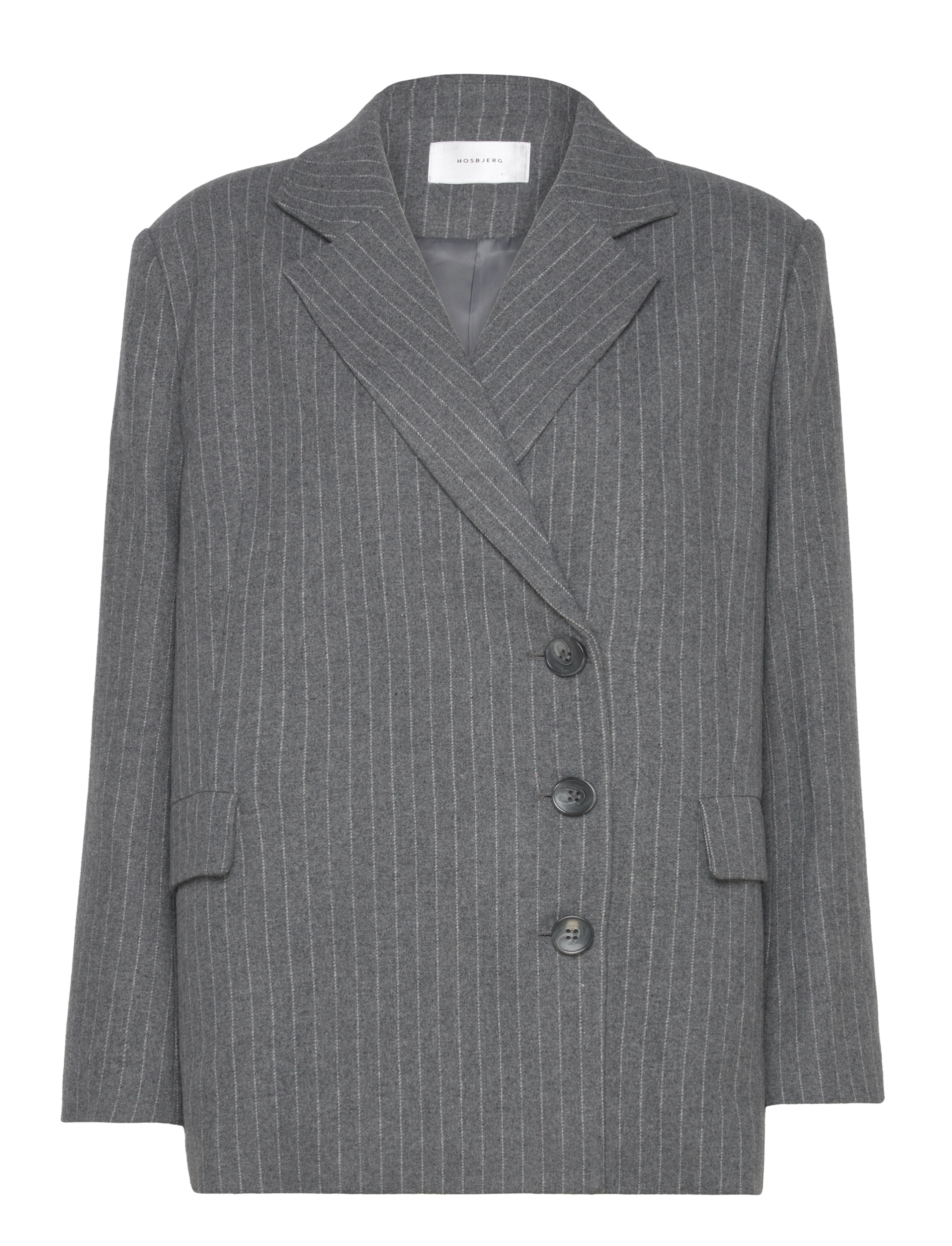 HOSBJERG Pipa Blazer Grau - L - Damen