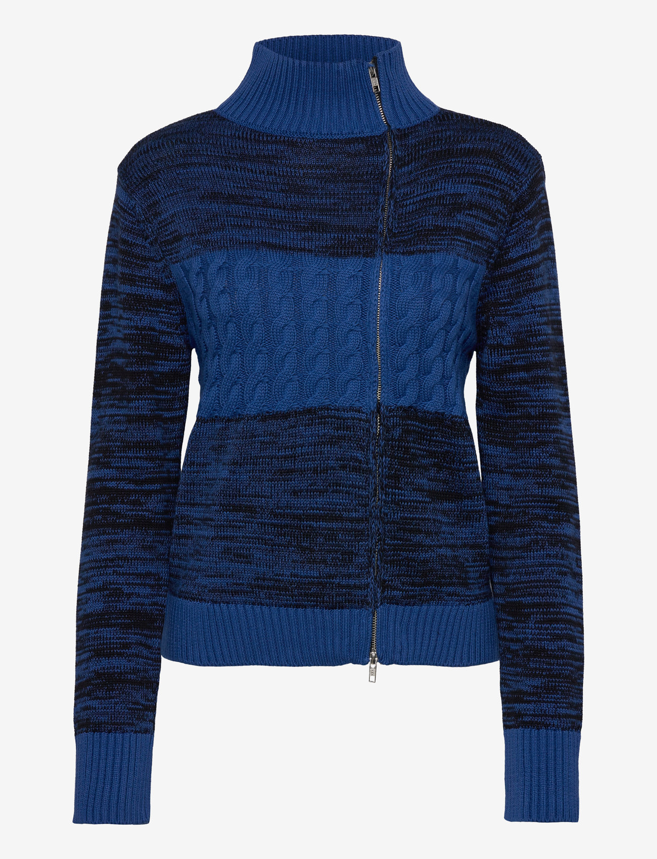 Hosbjerg - Pixie Zipper Turtleneck - electric blue melange - 0