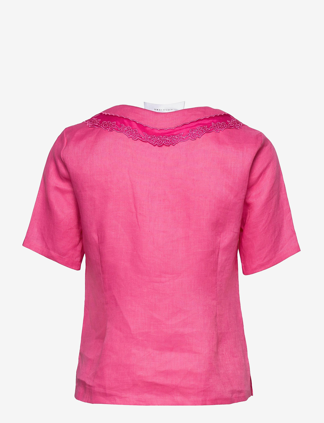 Hosbjerg - CAMILLE SHIRT - kortærmede bluser - pink - 1