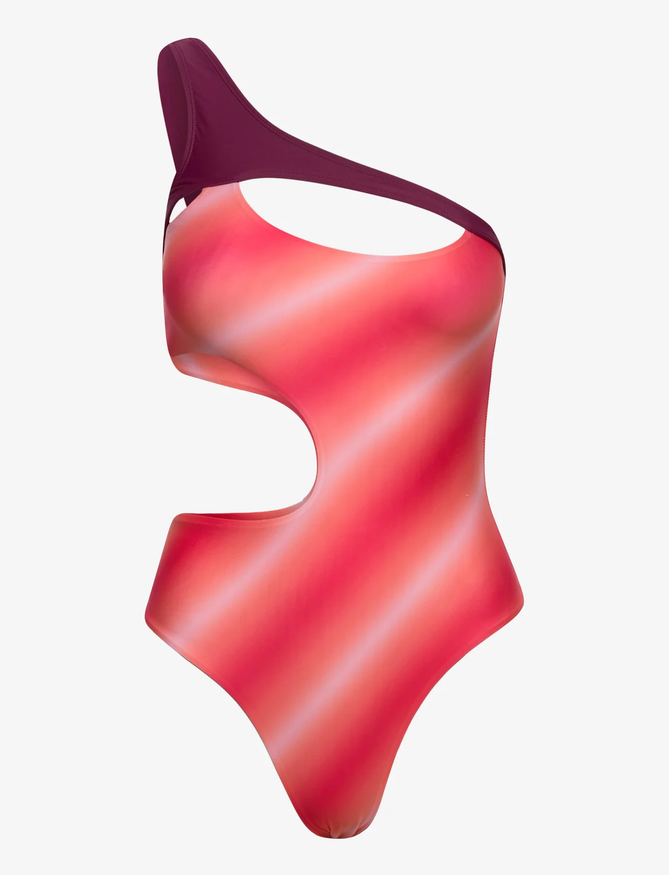 Hosbjerg - COBY HOLE SWIMSUIT - swimsuits - red fade - 0