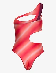 Hosbjerg - COBY HOLE SWIMSUIT - swimsuits - red fade - 1