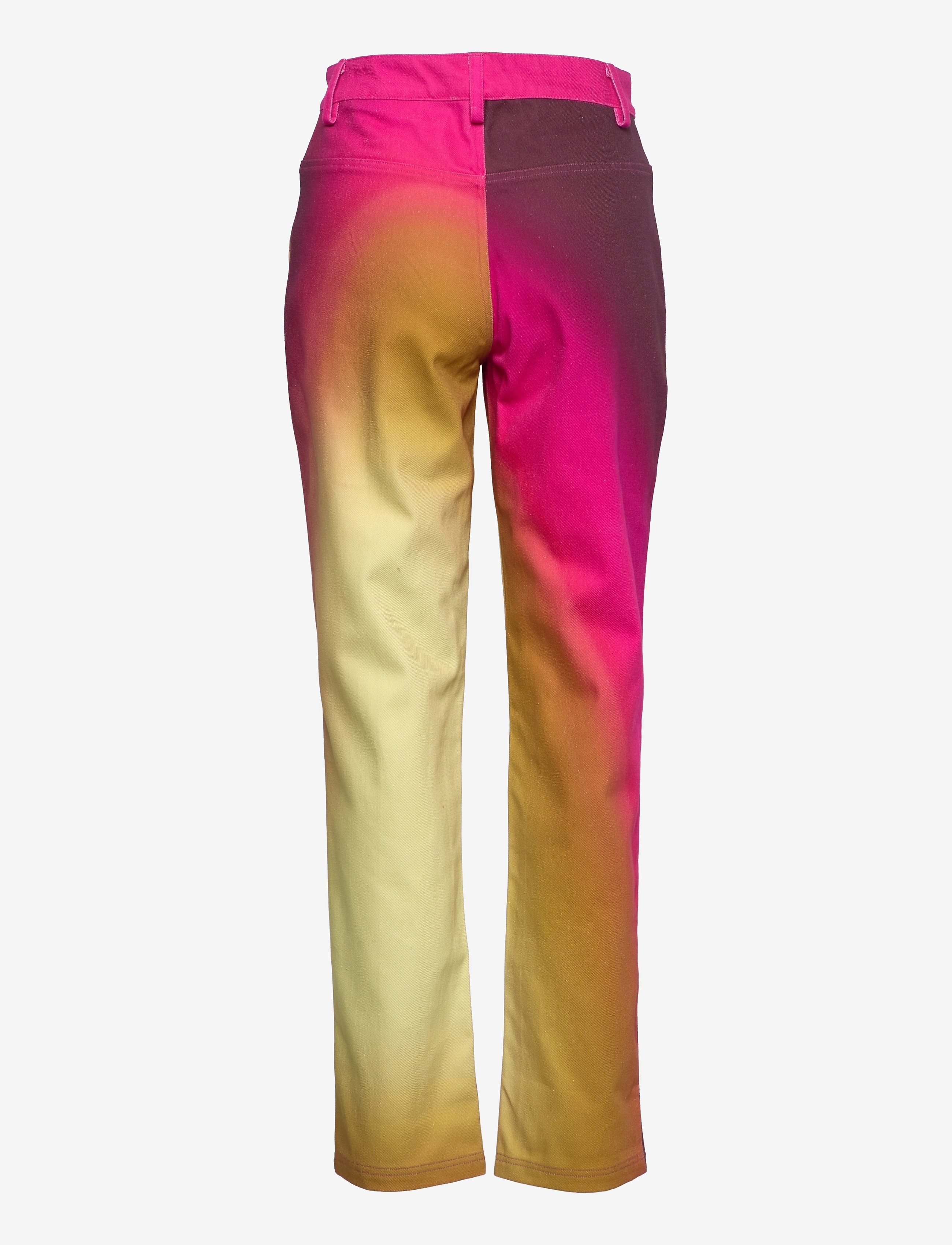 Hosbjerg - Ella Rina Fade Pants - straight jeans - pink/mustard fade - 1