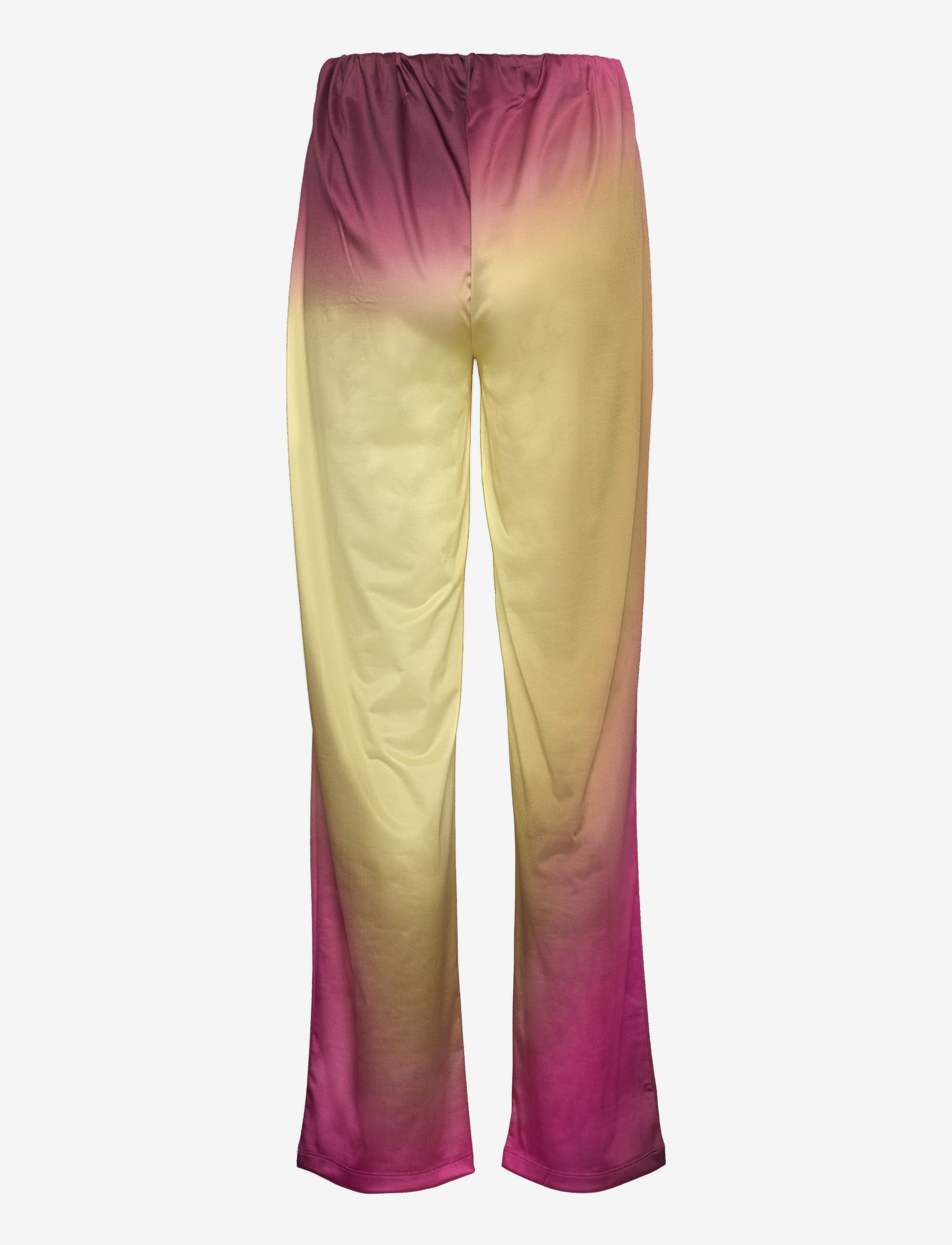 Hosbjerg - Eden Fade Riley Pants - sirge säärega püksid - pink/mustard fade - 1