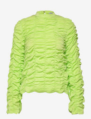 Hosbjerg - Fillipa Vita Blouse - long-sleeved blouses - green - 0