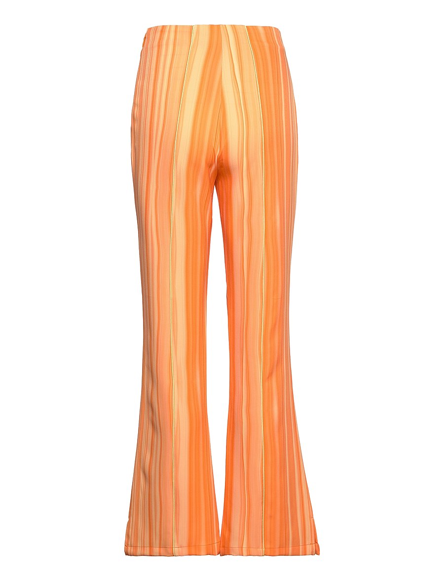 Hosbjerg - Fleur Adele Pants - schlaghose - sand lines orange - 1