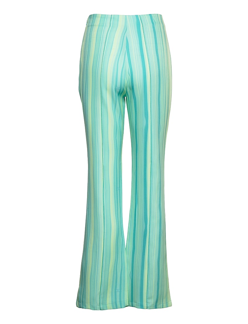Hosbjerg - Fleur Adele Pants - schlaghose - sand lines turquoise - 1